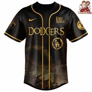 Los Angeles Dodgers x The Lord Of The Rings Limited Edition Baseball Jersey 2