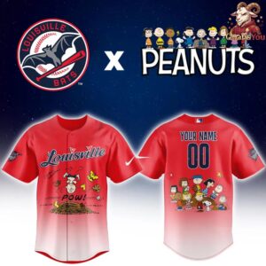 Louisville Bats Peanuts Night Limited Edition Jersey 2