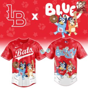 Louisville Bats x Bluey Night Limited Edition Baseball Jersey 2