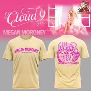 Megan Moroney The Cloud 9 Tour Limited Edition T Shirt 2