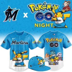 Miami Marlins x Pokémon GO Night Limited Edition Jersey