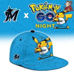 Miami Marlins x Pokemon GO Night Limited Edition Jersey 3