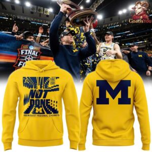 Michigan Wolverines 2026 Were Not Done Hoodie 1
