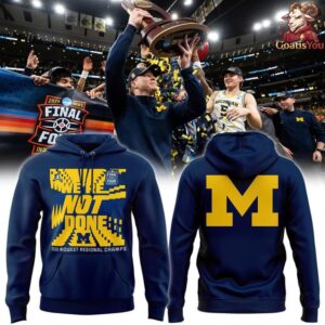 Michigan Wolverines 2026 Were Not Done Hoodie 2