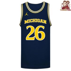 Michigan Wolverines NCAA Mens Basketball Final Four Uniform Basketball Jersey 2
