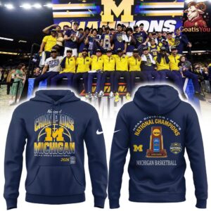 Michigan Wolverines 2026 NCAA Men’s Basketball National Champions Hoodie