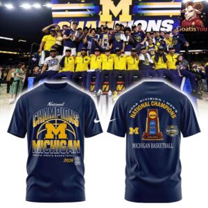 Michigan Wolverines NCAA Men’s Basketball National Champions T-Shirt