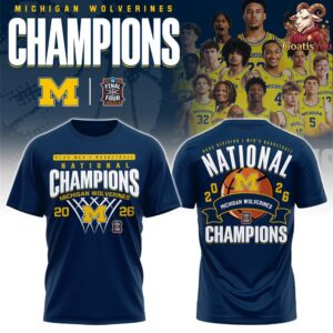 UConn Huskies 2026 NCAA Men’s Basketball National Champions T-Shirt