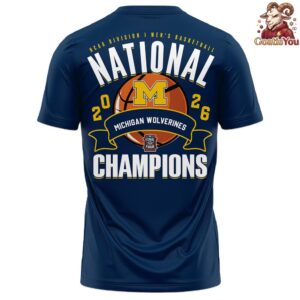 Michigan Wolverines NCAA Mens Basketball National Champions T Shirt 3