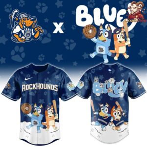 Midland RockHounds x Bluey Night Limited Jersey 2