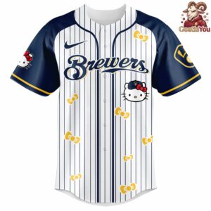 Milwaukee Brewers x Hello Kitty Night Limited Edition Jersey 2