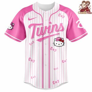 Minnesota Twins x Hello Kitty Night Limited Edition Jersey 6