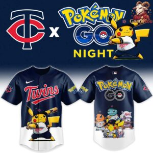 Minnesota Twins x Pokemon GO Night Limited Edition Jersey 2