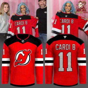 New Jersey Devils x Cardi B Limited Edition Hockey Jersey