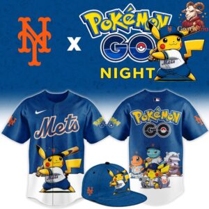 New York Mets x Pokémon GO Night Limited Edition Jersey