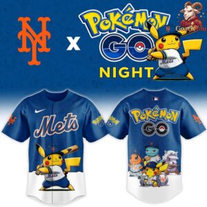 New York Mets x Pokemon GO Night Limited Edition Jersey 2