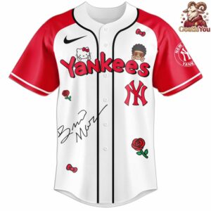 New York Yankees x Bruno Mars x Hello Kitty x The Romantic Tour Jersey 2