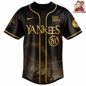 New York Yankees x The Lord Of The Rings Limited Edition Baseball Jersey 2