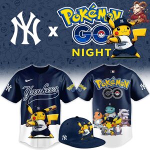 New York Yankees x Pokémon GO Night Limited Edition Jersey