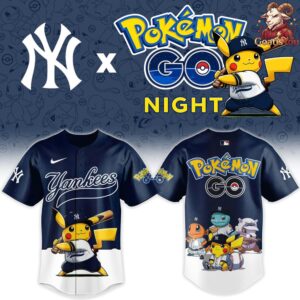 New York Yankess x Pokemon GO Night Limited Edition Jersey 2