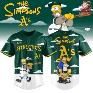 Oakland Athletics x The Simpsons Limited Edition Baseball Jersey