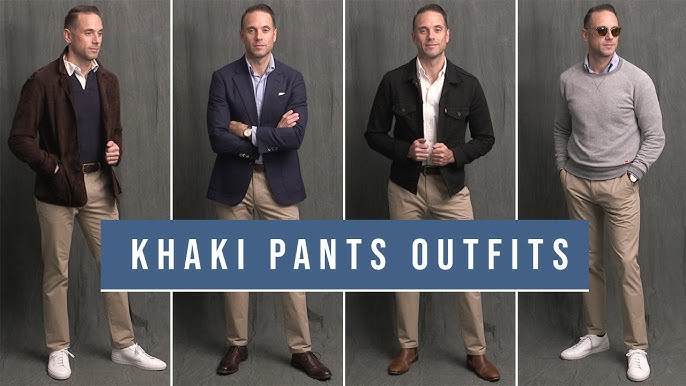 Pairing Men’s Sneakers with Chinos (Khaki Pants)