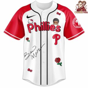 Philadelphia Phillies x Bruno Mars x Hello Kitty x The Romantic Tour Jersey 2