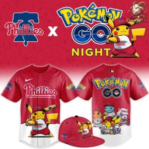 Philadelphia Phillies x Pokémon GO Night Limited Edition Jersey
