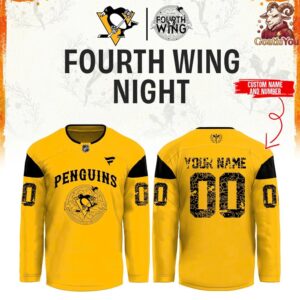 Pittsburgh Penguins Fourth Wing Night Special Edition Hockey Jersey