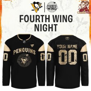 Pittsburgh Penguins Fourth Wing Night Special Edition Hockey Jersey 2
