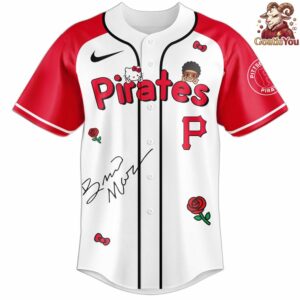 Pittsburgh Pirates x Bruno Mars x Hello Kitty x The Romantic Tour Jersey 2