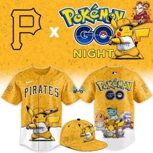Pittsburgh Pirates x Pokémon GO Night Limited Edition Jersey