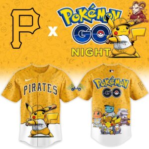 Pittsburgh Pirates x Pokemon GO Night Limited Edition Jersey 2 1