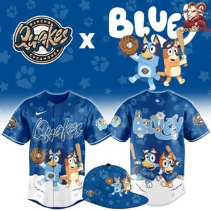 Rancho Cucamonga Quakes x Bluey Night Limited Edition Jersey