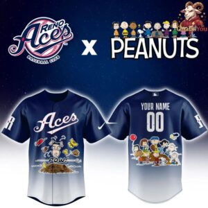 Reno Aces Peanuts Night Limited Edition Jersey 2