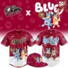 Salt Lake Bees x Bluey Night Limited Edition Baseball Jersey