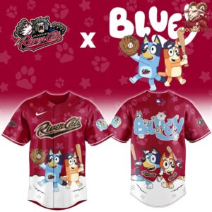 Sacramento River Cats x Bluey Night Limited Edition Baseball Jersey 2