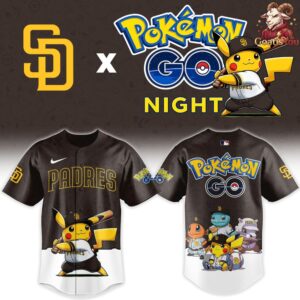 San Diego Padres x Pokemon GO Night Limited Edition Jersey 2 1