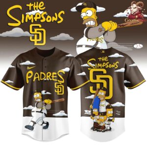 San Diego Padres x The Simpsons Limited Edition Baseball Jersey 1