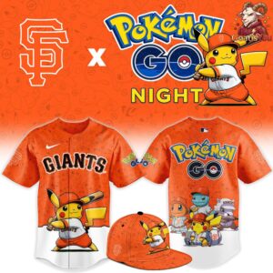 San Francisco Giants x Pokémon GO Night Limited Edition Jersey