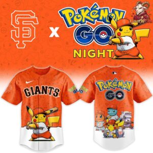 San Francisco Giants x Pokemon GO Night Limited Edition Jersey 2