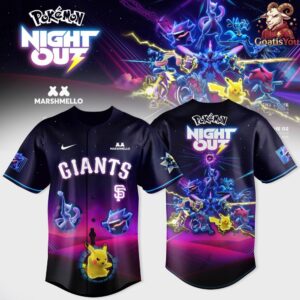 San Francisco Giants x Pokémon Night Out 2026 Jersey