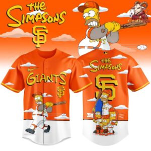 San Francisco Giants x The Simpsons Limited Edition Baseball Jersey 1