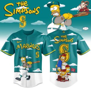 Seattle Mariners x The Simpsons Limited Edition Baseball Jersey