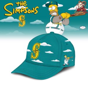 Seattle Mariners x The Simpsons Limited Edition Baseball Jersey 2