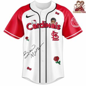 St Louis Cardinals x Bruno Mars x Hello Kitty x The Romantic Tour Jersey 2