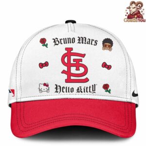 St Louis Cardinals x Bruno Mars x Hello Kitty x The Romantic Tour Jersey 4