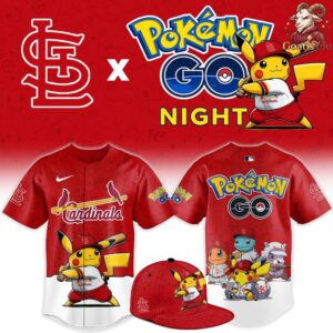 St. Louis Cardinals x Pokémon GO Night Limited Edition Jersey