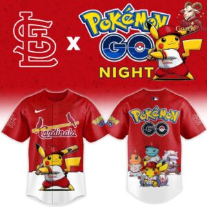 St Louis Cardinals x Pokemon GO Night Limited Edition Jersey 2 1