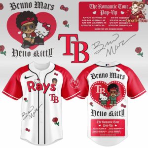 Tampa Bay Rays x Bruno Mars x Hello Kitty x The Romantic Tour Jersey